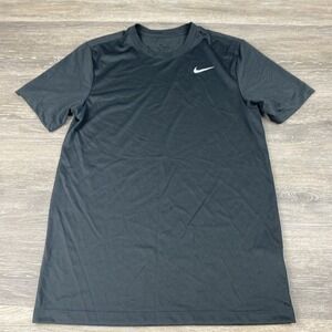 Nike Mens Cotton Crewneck Solid Dri-FIT Training T-Shirt Grey‎ Small DX0989-060